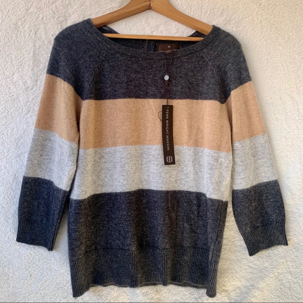 NWT Fenn Wright Mason Angora wool mix sweater